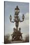 Art Nouveau Lamps Posts on Pont Alexandre III - IV-Cora Niele-Stretched Canvas