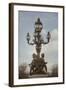 Art Nouveau Lamps Posts on Pont Alexandre III - IV-Cora Niele-Framed Giclee Print