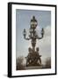 Art Nouveau Lamps Posts on Pont Alexandre III - IV-Cora Niele-Framed Giclee Print