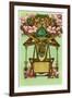 Art Nouveau May, Gemini-Found Image Press-Framed Giclee Print