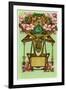 Art Nouveau May, Gemini-Found Image Press-Framed Giclee Print