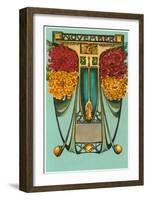 Art Nouveau November, Sagittarius-Found Image Press-Framed Giclee Print