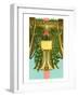 Art Nouveau October, Scorpio-null-Framed Art Print