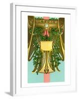 Art Nouveau October, Scorpio-null-Framed Art Print