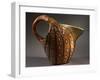 Art Nouveau Orange Jug with Gilt Spout, 1910, Majolica-Andre Metthey-Framed Giclee Print