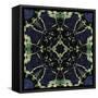 Art Nouveau Ornamental Vintage Pattern in Blue and Green Colors-Irina QQQ-Framed Stretched Canvas