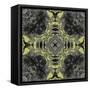 Art Nouveau Ornamental Vintage Pattern in Yellow and Grey Colors-Irina QQQ-Framed Stretched Canvas