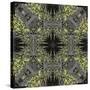 Art Nouveau Ornamental Vintage Pattern in Yellow and Grey Colors-Irina QQQ-Stretched Canvas