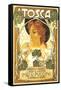 Art Nouveau Poster for Tosca-null-Framed Stretched Canvas