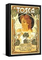 Art Nouveau Poster for Tosca-null-Framed Stretched Canvas