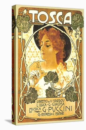 Art Nouveau Poster for Tosca-null-Stretched Canvas