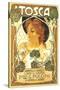 Art Nouveau Poster for Tosca-null-Stretched Canvas