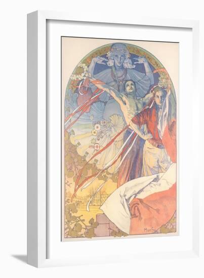 Art Nouveau poster-null-Framed Art Print