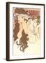 Art Nouveau Semi-Nude-null-Framed Art Print