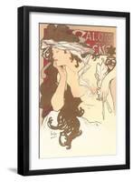 Art Nouveau Semi-Nude-null-Framed Art Print