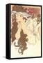 Art Nouveau Semi-Nude-null-Framed Stretched Canvas