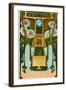 Art Nouveau September, Libra-null-Framed Art Print