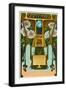 Art Nouveau September, Libra-Found Image Press-Framed Giclee Print