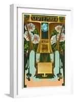 Art Nouveau September, Libra-Found Image Press-Framed Giclee Print