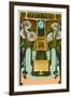 Art Nouveau September, Libra-Found Image Press-Framed Giclee Print