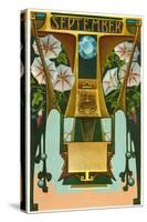 Art Nouveau September, Libra-Found Image Press-Stretched Canvas