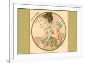 Art Nouveau Septembre-null-Framed Art Print