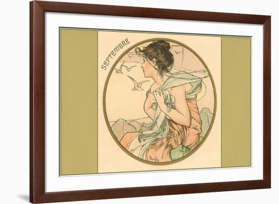 Art Nouveau Septembre-null-Framed Art Print