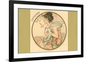 Art Nouveau Septembre-null-Framed Art Print