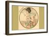 Art Nouveau Septembre-Found Image Press-Framed Giclee Print