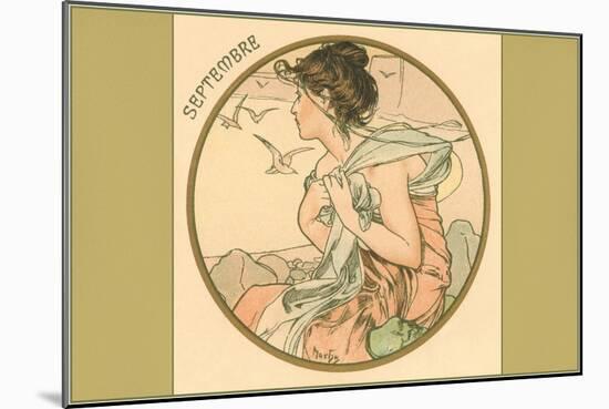 Art Nouveau Septembre-Found Image Press-Mounted Giclee Print