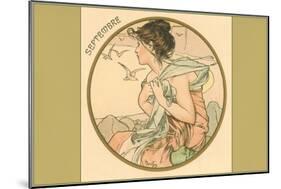 Art Nouveau Septembre-Found Image Press-Mounted Giclee Print