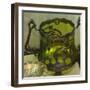 Art Nouveau, Showcase with Different Objects-null-Framed Giclee Print