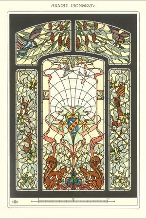 Art Nouveau Stained Glass Prints Allposters Com