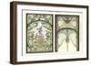 Art Nouveau Stained Glass-null-Framed Art Print