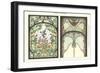 Art Nouveau Stained Glass-null-Framed Art Print