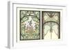 Art Nouveau Stained Glass-null-Framed Art Print