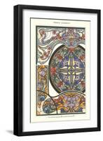 Art Nouveau Stained Glass-null-Framed Art Print