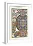 Art Nouveau Stained Glass-null-Framed Art Print