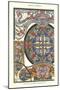 Art Nouveau Stained Glass-null-Mounted Art Print