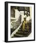 Art Nouveau Staircase at Hanava Pavilion, Prague, Czech Republic, Europe-Strachan James-Framed Photographic Print