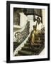 Art Nouveau Staircase at Hanava Pavilion, Prague, Czech Republic, Europe-Strachan James-Framed Photographic Print