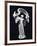 Art Nouveau Statuette of Dancing Female Figure with Scarf, 1900-Agnolo Bronzino-Framed Giclee Print