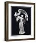 Art Nouveau Statuette of Dancing Female Figure with Scarf, 1900-Agnolo Bronzino-Framed Giclee Print