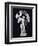 Art Nouveau Statuette of Dancing Female Figure with Scarf, 1900-Agnolo Bronzino-Framed Giclee Print