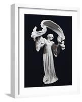 Art Nouveau Statuette of Dancing Female Figure with Scarf, 1900-Agnolo Bronzino-Framed Giclee Print