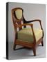 Art Nouveau Style Armchair, 1920-Eugenio Quarti-Stretched Canvas