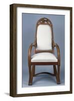 Art Nouveau Style Armchair Created for Universal Exhibition of 1900, Part of Dining Room Set-Louis Majorelle-Framed Giclee Print