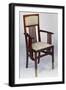 Art Nouveau Style Armchair, Part of Set Designed for Hall-Gustave Serrurier-Bovy-Framed Giclee Print