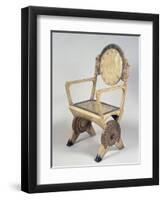 Art Nouveau Style Armchair-Carlo Bugatti-Framed Giclee Print