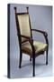 Art Nouveau Style Armchair-Louis Majorelle-Stretched Canvas